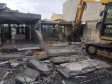 Demolition work begins at the old Kinross Primary School.