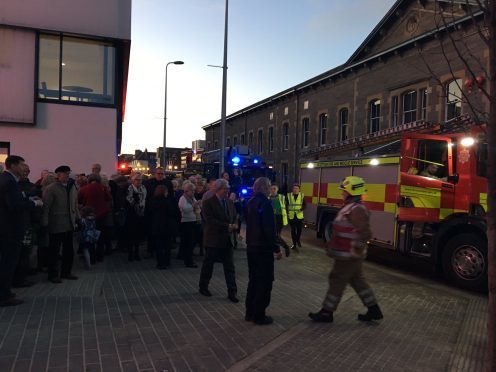 Scottish Fire and Rescue arrived within moments and soon had the production back under way.