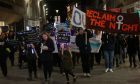 The Reclaim the night march through Perth, which was partly organised by the local RASAC team, in 2017.