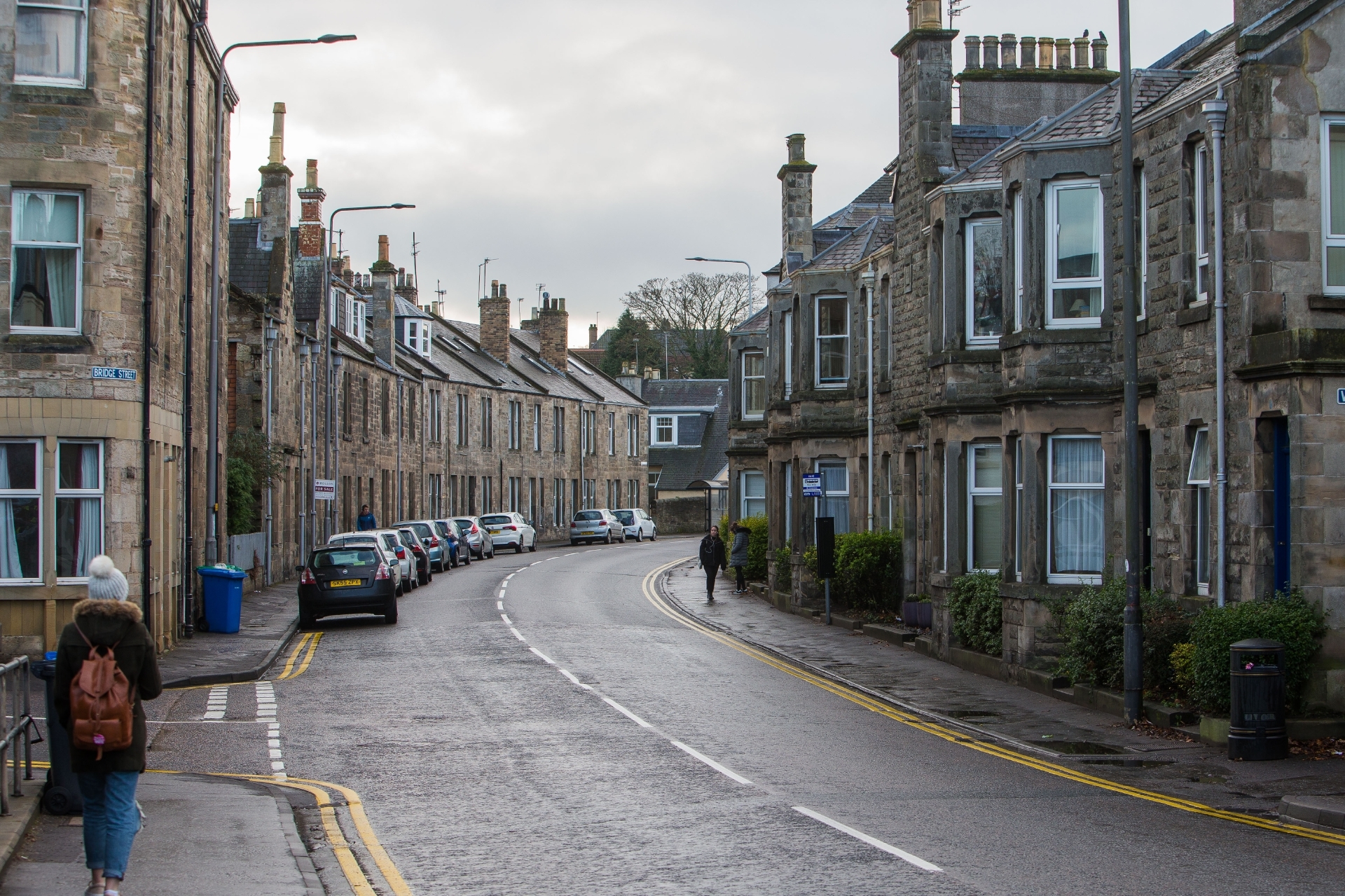 Bridge Street in St Andrews, where 54% of residential properties are HMOs.