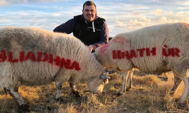 Presenter Colin MacSween with some stars of the show