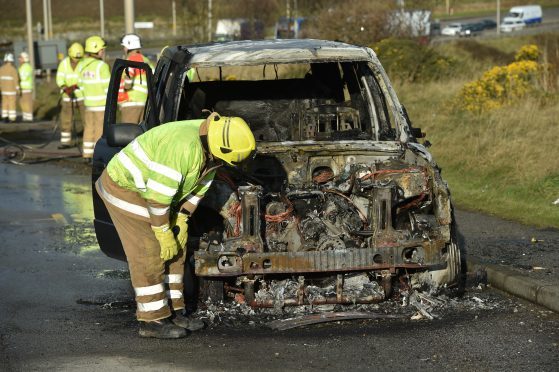 The car following the A90 fire.