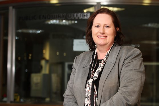 Susan Deacon at Police Scotland's Tayside Division headquarters in Bell Street.