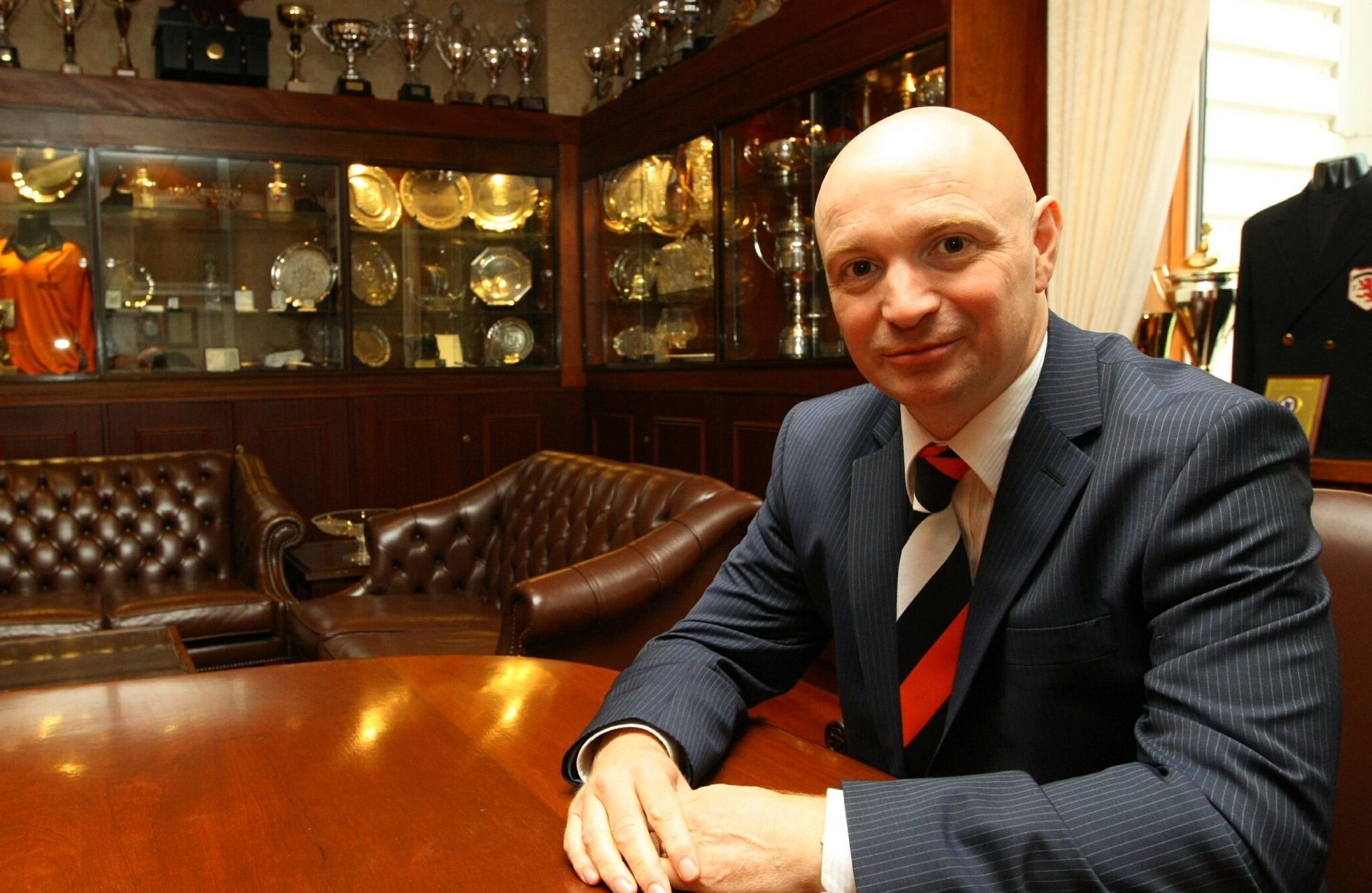 Stephen Thompson during his time in charge at United.