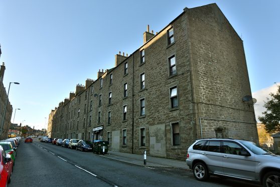 The flats on Blackness Road.