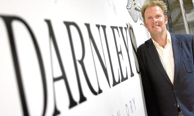 William Wemyss as production of Darnleys Gin was transferred to Kingsbarns in Fife.