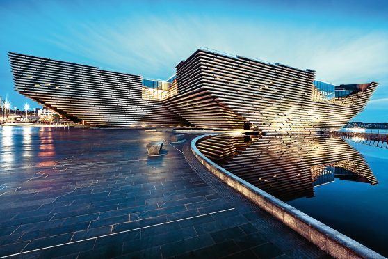 Kengo Kuma at the V&A Dundee in February