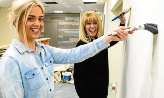 Jolene Taylor and Karen Robertson at their new premises.