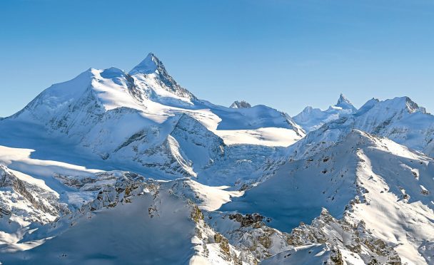 The breath-taking Swiss Alps.