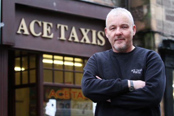 ACE Taxis' Andy Lothian. CCTV has been installed in all the firm's cars but fare dodging and abuse of drivers is still on the rise.