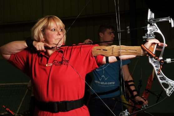 Sue Thomson, Cupar Bowmen Club Secretary