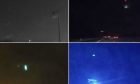 Footage of the meteor from across the UK. Uploaded by: the UK Meteor Observation Network Youtube, Jim Rowe - top left; Martin Kempson - Twitter, top right;
the Evening Express Youtube via Charlie Western, bottom left; and Graftin Geeza,  Youtube - bottom right.