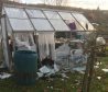 A greenhouse damaged in December at Moncreiffe Island.