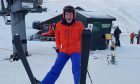Superstar skier Eddie Edwards at Glenshee