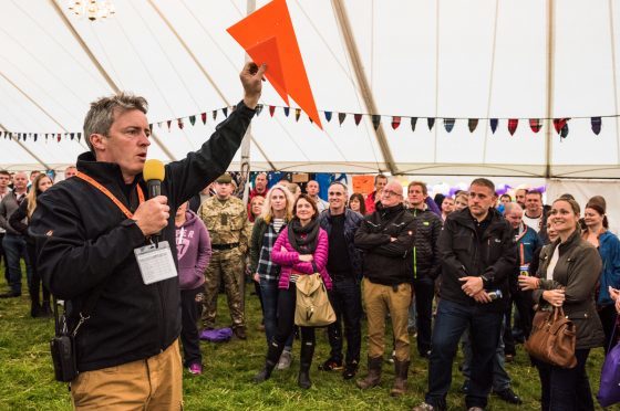 David Fox-Pitt at the Cateran Yomp