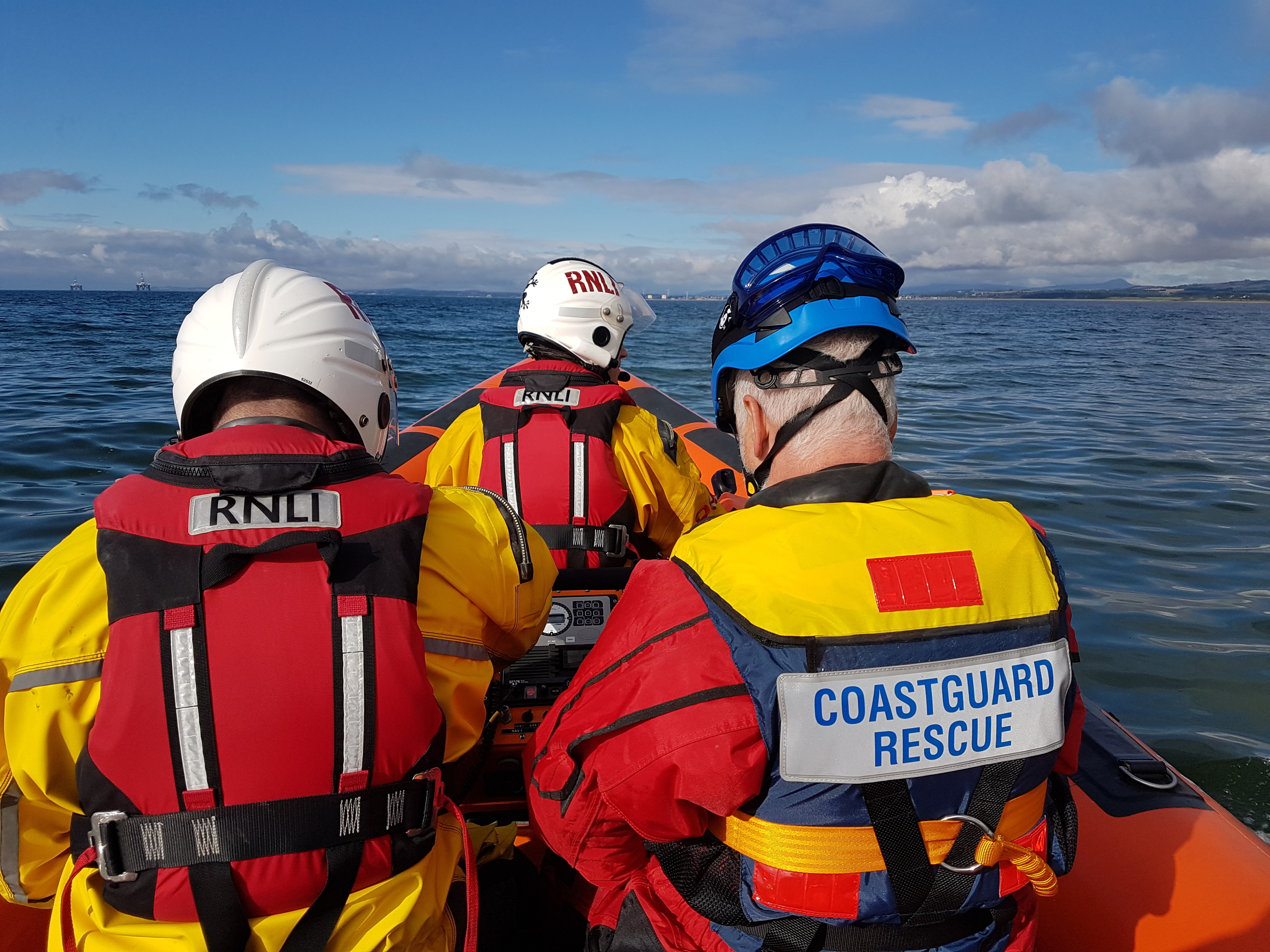 Coastguard rescued the vessel in the early hours.
