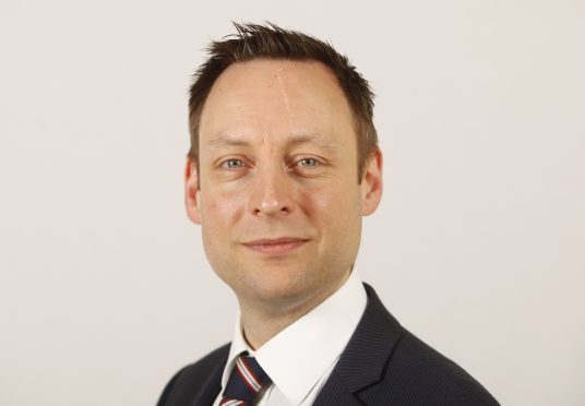 Tory justice spokesman Liam Kerr, who employed Greg Jamieson after he was sacked by Police Scotland.