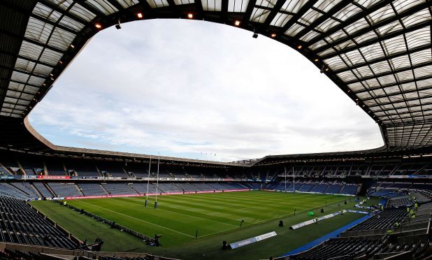 The BT Murrayfield Stadium, Edinburgh.