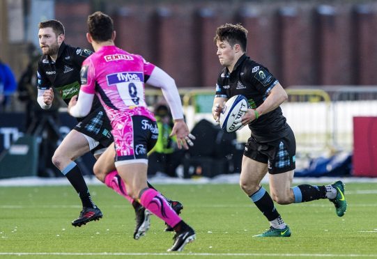 George Horne had three try assists for Glasgow against Exeter.