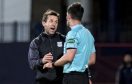 Neil McCann makes his point to ref Don Robertson.