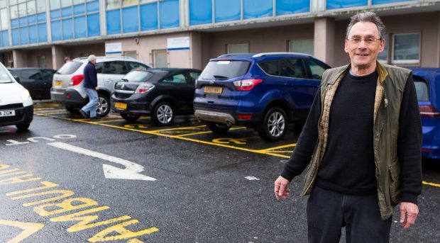 Mr Elrick said disabled spaces were regularly being abused at the hospital.