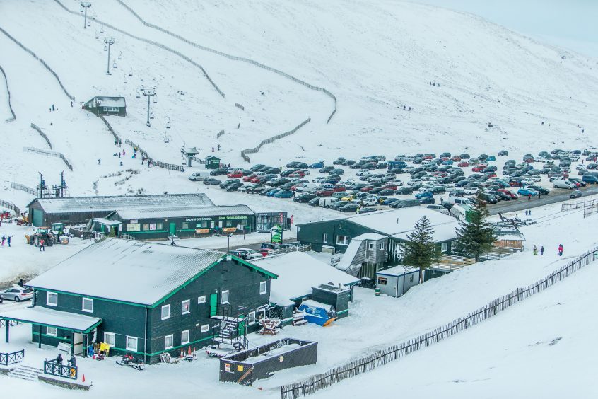 More than 1,000 made their way to Glenshee Ski Centre on Sunday