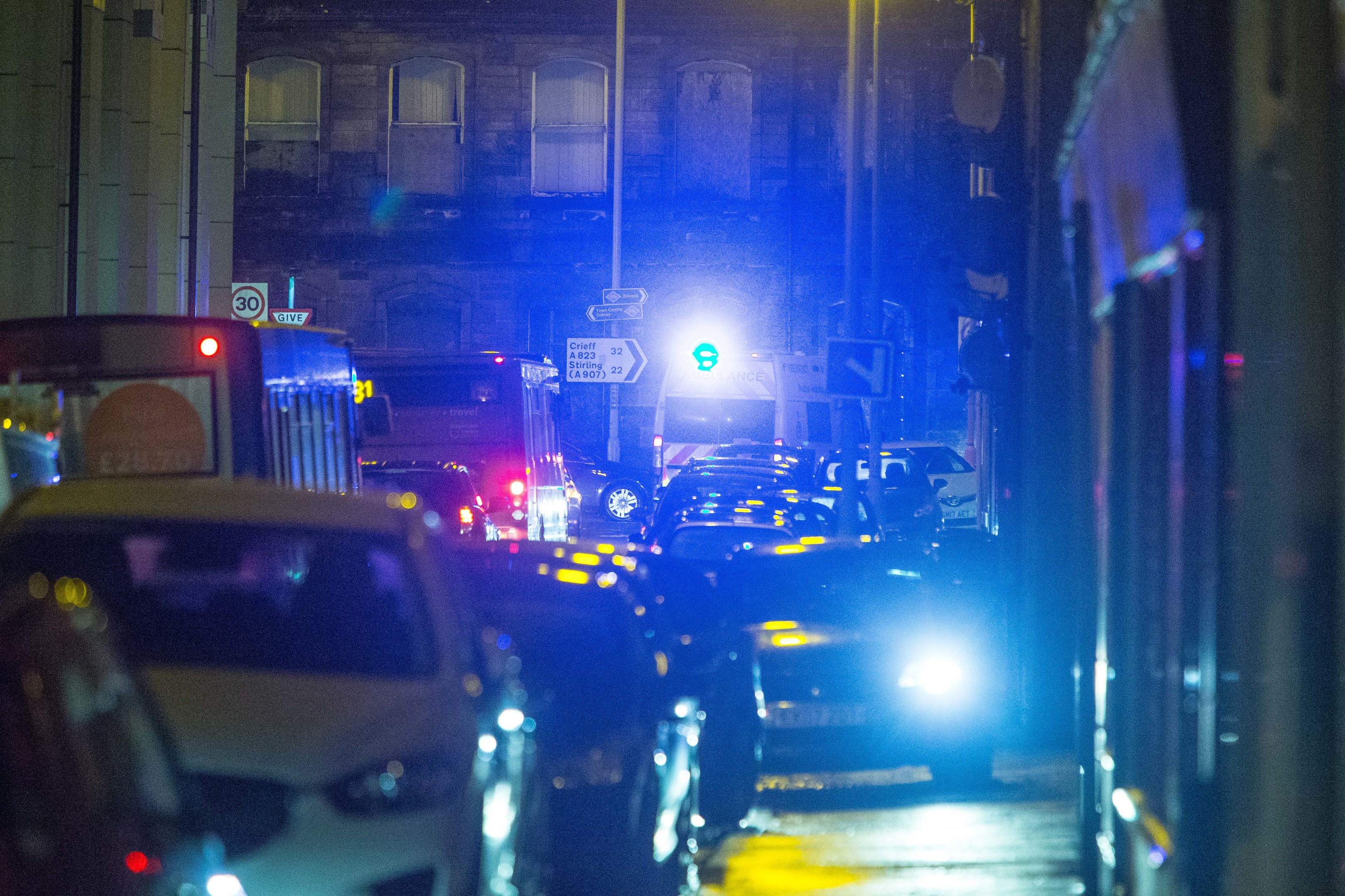 Traffic chaos and blocked roads as police dealt with the incident at Carnegie Retail Park.