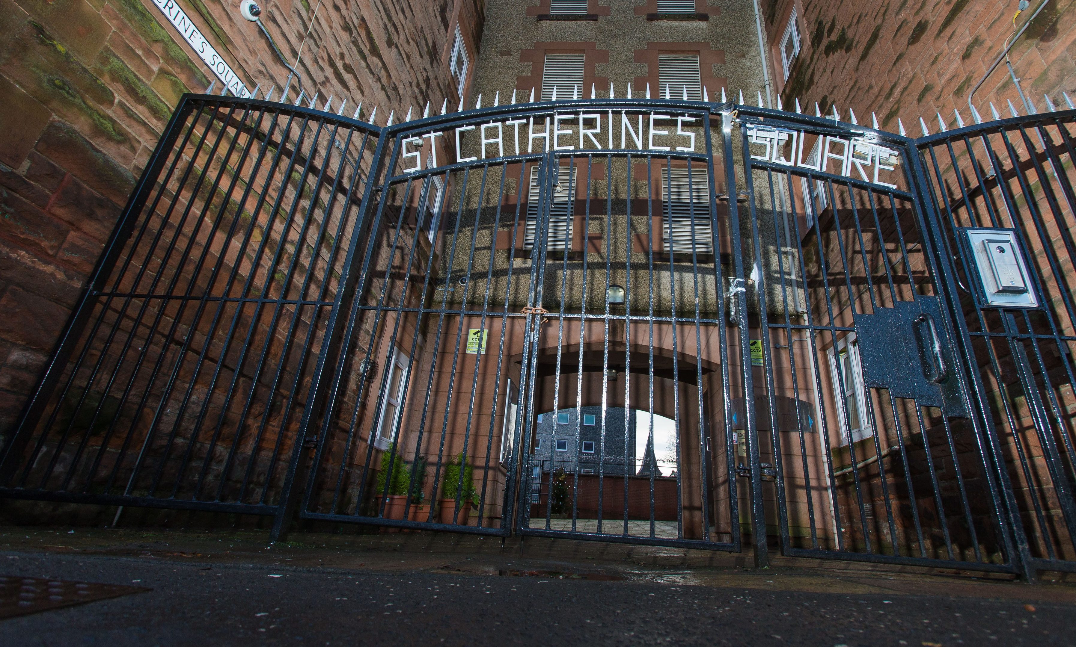 The entrance to St Catherines Square, Perth.