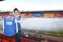 St Johnstone WFC captain Jade McDonald with the new strip.