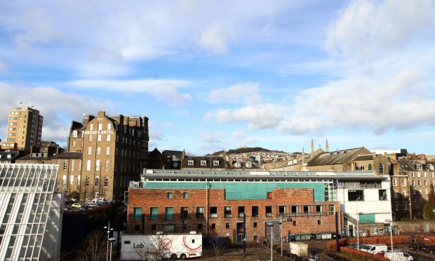 City Centre views over Dundee