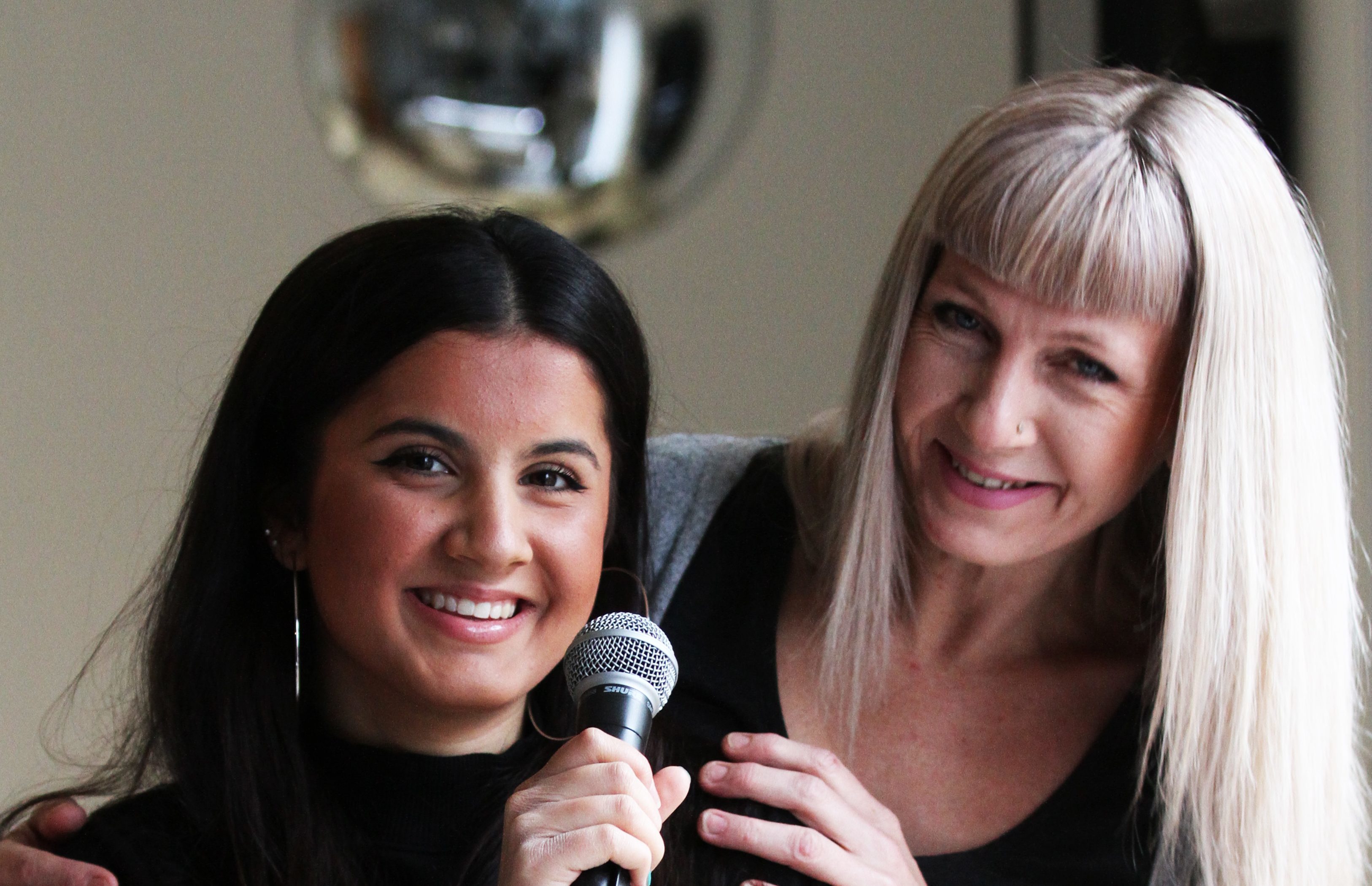 Priya Ferguson with mum Rochelle.