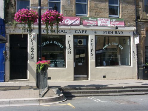 The Central Cafe in Cupar.