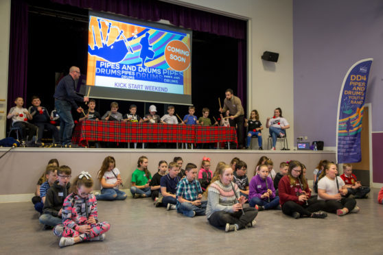 The kick start weekend took place at Fintry primary school.