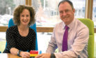 Insights Group CEO Andy Lothian with new Insights Learning and Development chief executive Fiona Logan