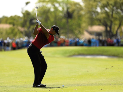 Tiger Woods in the final round of Honda Classic. He has played better in his latest comeback than anyone had a right to expect.