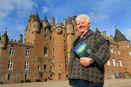 Scottish crime writer Val McDermid,at Glamis Castle.