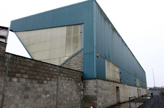 The North stand at McDiarmid Park, Perth.