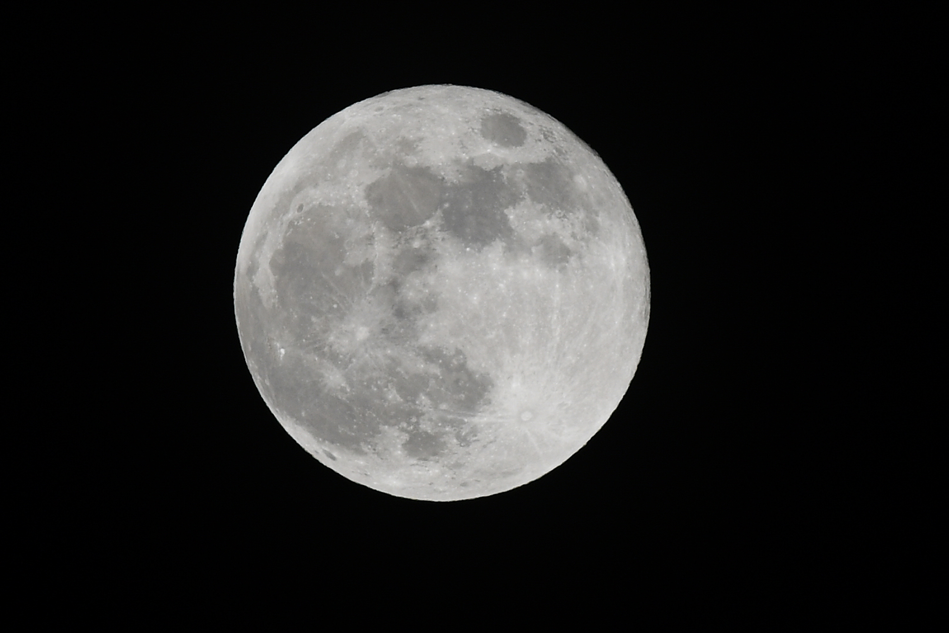 The rarity of a Blue Moon over Dundee on January 31. Taken by Courier photographer Kim Cessford.