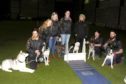 Perthshire Streamliners have qualified to compete at Crufts. Picture Shows; the team l to r - George Kennedy with Nero, Elaine Kennedy with Orion, Natasha Derkacz with Rollo, the teams Box Loader, Katherine Bastianelli, Linda Roger with Shep, Anna Hardie with Swift and Phil Wilkinson with Prada.