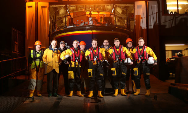 Arboath RNLI crew.