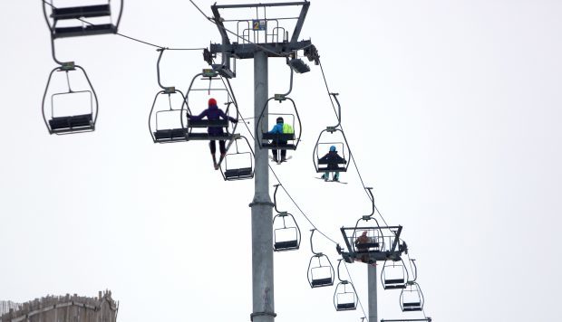 Lifts at Glenshee.