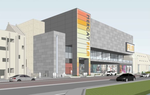 An artist's impression of the proposed cinema development.