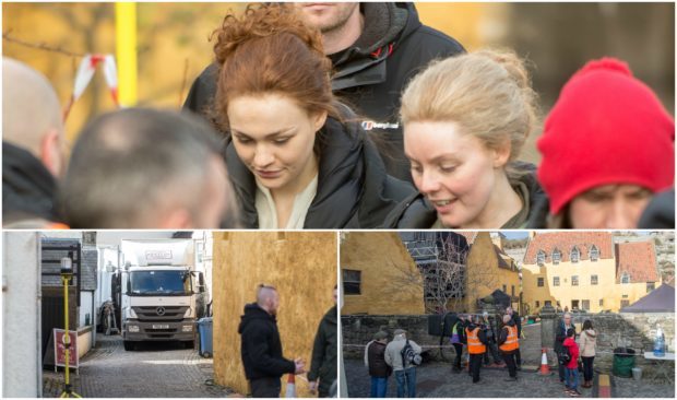 Outlander filming gets underway in Culross.