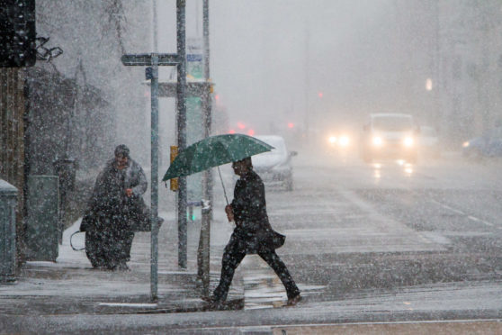 The Beast from the East in Dundee last month.