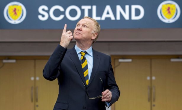 New Scotland boss Alex McLeish.