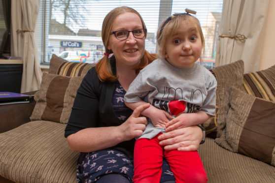 Mum Leanne Howie (pictured with daugher Robyn) is now approved to teach Makaton sign language