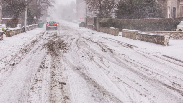 Roads have been treacherous throughout Fife today, prompting another early call off for schools.