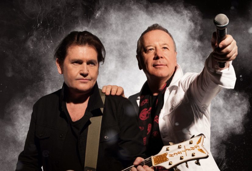 Charlie Burchill and Jim Kerr of Simple Minds.