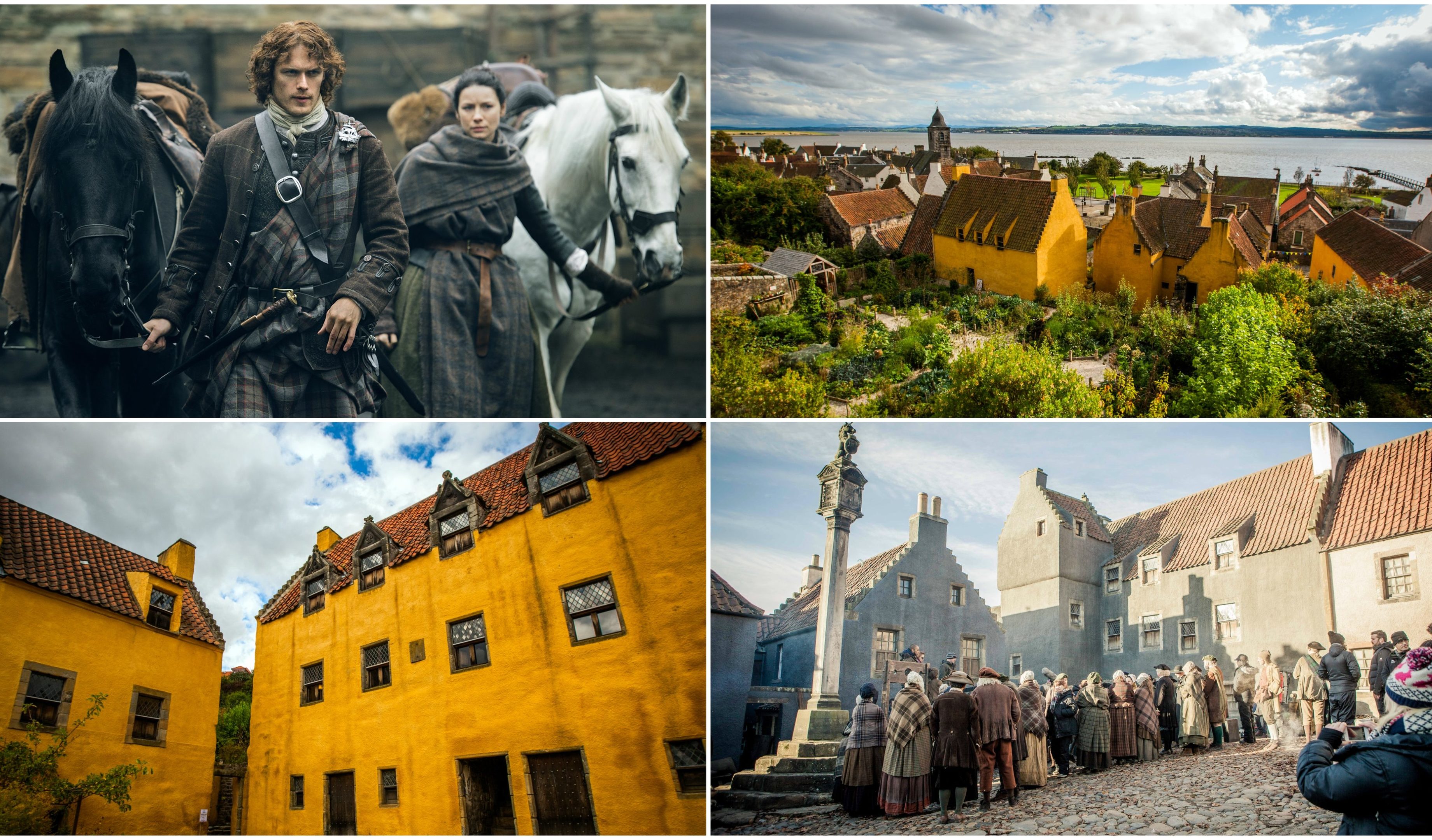 Outlander will return to the historic village of Culross next week