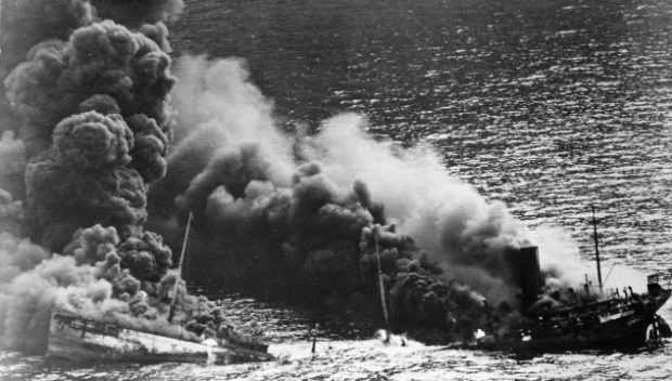 Fishing boats faced great danger during the first world war and could be attacked by the enemy or run the risk of hitting a mine.